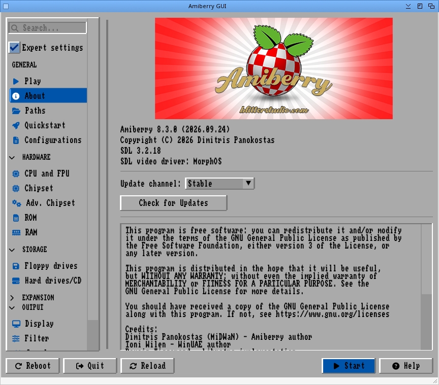 Amiberry - Amiga emulator